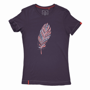 Women: Kia Kaha Women’s Feather Tee – Midnight