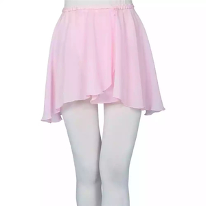 Pull-On Wrap Skirt Pink