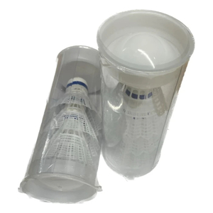 Badminton Shuttles White Tube of 3
