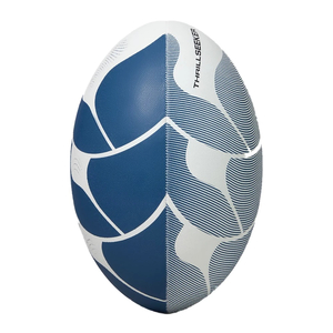 CCC Thrillseeker Rugby Ball White/Blue 5