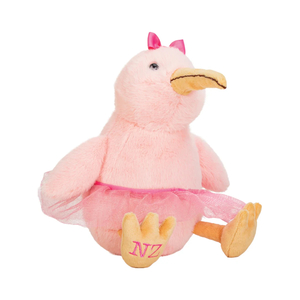 Soft Toys: Parrs Kiwi Toy Sitting Pink w/Tutu 23cm