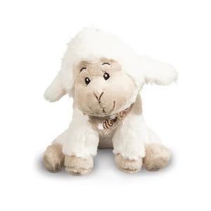 Sheep Toy Beige Bandana 18cm