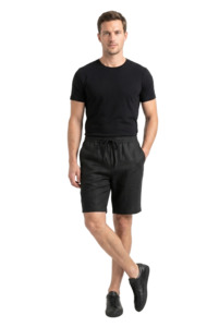 Drawstring Linen Short