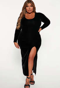 Valerie Velvet Maxi Dress