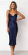 Honey Navy Midi Dress