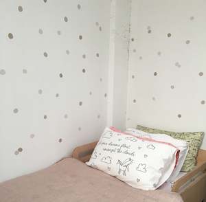 Nearly Neutrals - Hand Painted Polka dots