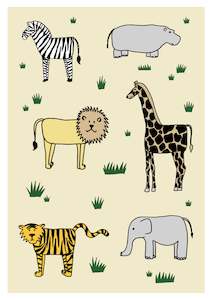 Safari Art Print