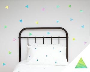 Watercolour Shapes: Watercolours Range Large Triangles