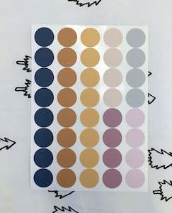 Polka Dots: Butterscotch Sunset - Small Polka Dots