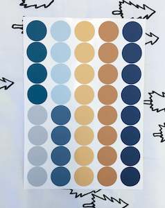 Butterscotch Sunrise - Small Polka Dots