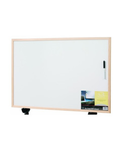 Stationery Ar: PINE FRAME QUARTET MELAMINE WHITEBOARD 900X600MM - Stationery-Furniture : Onehunga Books & Stationery - QUARTET WHITEBOARD OPTIONAL