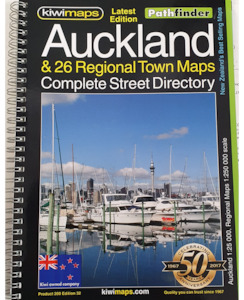 Books : Onehu: MAP A4 AUCKLAND PATHFINDER BOOK - Books-New Zealand : Onehunga Books & Stationery - MINIMAP MAPSNZ CORE SML MAP200