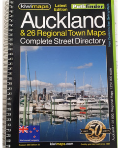 Books : Onehu: MAP A4 AUCKLAND PATHFINDER BOOK - Books-New Zealand : Onehunga Books & Stationery - MINIMAP MAPSNZ CORE SML MAP200