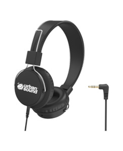 Stationery Ar: VERBATIM STEREO HEDPHONE URBAN SOUND BLACK - Stationery-Technology : Onehunga Books & Stationery - VERBATIM HEADPHONES