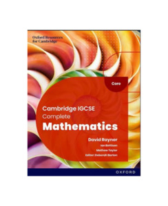 Books : Onehu: Cambridge IGCSE Complete Mathematics - Core - Books-Educational : Onehunga Books & Stationery - OXFORD UNIVERSITY PRESS TEXTBOOKS ACG SCHOOLS