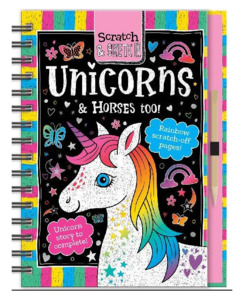 Children Books: Scratch & Sketch Unicorns - Children Books-Activities & Colouring Books : Onehunga Books & Stationery - IMAGINE THAT SKETCH PADS OPTIONAL