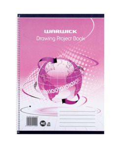 School Stationery Packs: PROJECT BOOK WARWICK SPIRAL RED 30LF NO.26 - School Stationery-Speciality Exercise Books : Onehunga Books & Stationery - WARWICK SCRAPBOOKS OPTIONAL BTS2025