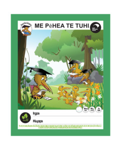 School Stationery Packs: HOW TO WRITE CLEVER KIWI ME PEHEA TE TUHI TE REO VERSION - School Stationery-Speciality Exercise Books : Onehunga Books & Stationery - CLEVER KIWI EXERCISE BOOKS CORE SMALL BTS2026