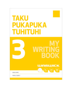 School Stationery Packs: WARWICK MY WRITING BOOK 3 RULED A4+ LF32 - School Stationery-Speciality Exercise Books : Onehunga Books & Stationery - WARWICK EXERCISE BOOKS OPTIONAL BTS2026