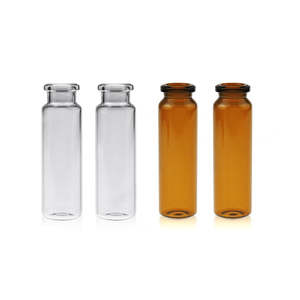 Glassware: Vial, 20ml Clear, 22.5x75.5mm 18mm, screw top, round bottom