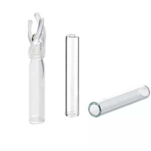 Micro-Insert, 29 x 5.7mm, clear class, conical bottom with assembled plastic spring