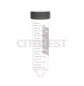 Glassware 1: Tube Centrifuge, 50ml, 30 x 115mm, Graduated, PP, Sterile
