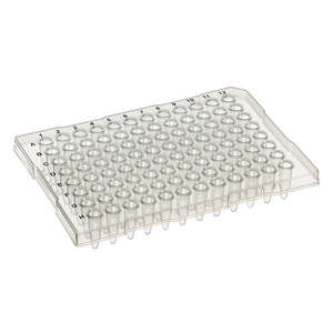 Plasticware: PCR Plate 96-Well, 0.2ml, Semi-Skirted, ABI-Style, With Flat Top, Clear