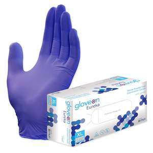 GloveOn® Eureka Nitrile Exam Gloves, Standard Cuff NS, Small (replaces MUNNNTR61SS)