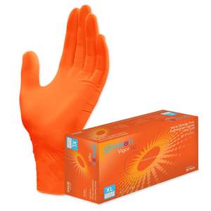 GloveOn® Vigor LC Nitrile Exam Gloves, Powder Free, Long Cuff, Medium (Carton o&hellip;