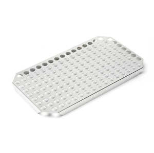 Base tray, stainless steel, perforated for OLS26/LSB18