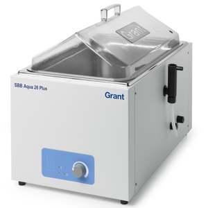 Boiling water bath with energy regulator and stainless steel tank, set to 100°C, only 26L