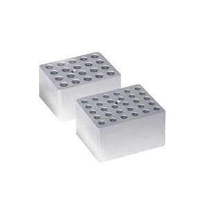 Heating Mixing Homogenising: Dri-Block® Aluminum Insert, 20 x 12 mm Vial, Shallow, Flat Bottom (24mm deep flat bottom) - previously Techne F4567