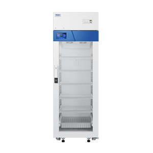 Freezers Refrigerators: Haier HYC-509T Advanced Pharmacy Refrigerator 2-8°C, Upright with LCD Touchscreen, Single Glass Door, Capacity 509L.