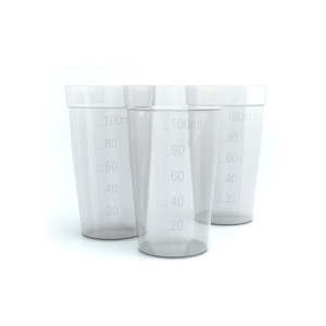 Plastic beakers, 100mL