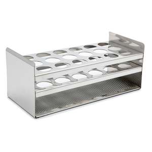 Test Tube Racks Stainless Steel, For SAP, JBN, JBA And SSB Baths, For 25mm Tubes