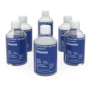 Buffers Standards: Thiourea solution for cleaning junctions with silver sulfide contamination. 6x250 mL