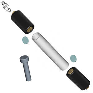 Flash Prep Chromatography: Pure solid loader 15g set, including adapter set, sleeve, 20pcs tubes and 40pcs frits