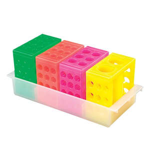 Scientific Specialties Inc: ON PROMOTION - Rack 4-way Flipper ON PROMOTION - Rack with tray, Fluorescent Assorted