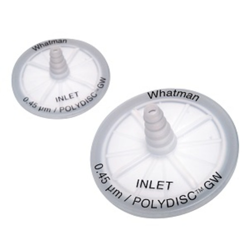 Cytiva Promotion: ON PROMOTION -Polydisc GW Filter 50mm, nylon with quartz fiber prefilter, 0.45 µm (Bulk Pack)