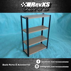 RevXS Customs: 1:10 Scale Straight Shelving Unit