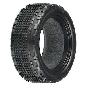 Bodies 1: PRO-LINE: 1/10 Prism 2.0 CR3 4WD Front 2.2" Carpet Buggy Tires (2)