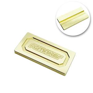 Wire: RC MAKER: Brass Servo Weight (Type 1 - w/ Wire Route)