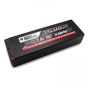 2s Lipo: Fantom: 100C-160C VTA MAXV-SPEC PRO RACING SERIES LIPO – 6000MAH, 7.4V, 2-CELL, 5MM BULLET