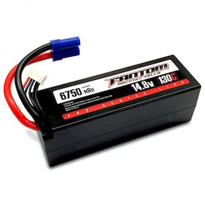 4s Lipo: Fantom: 130C PRO RACING LIPO – 6750MAH, 14.8V, 4-CELL, EC5