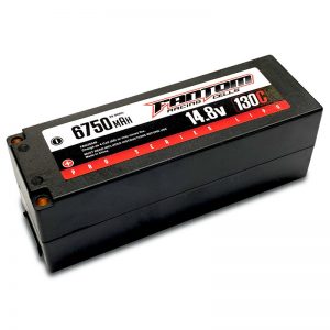 Fantom: 130C PRO RACING LIPO – 6750MAH, 14.8V, 4-CELL, 5MM BULLET CONNECTORS