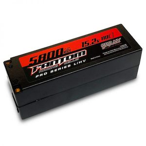 4s Lipo: Fantom: 5800MAH, 110C-160C, 15.2V, 4-CELL (4S), PRO HV SILICON GRAPHENE LIHV, 5MM BULLET