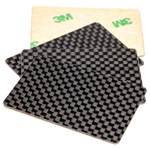 1up Racing: 1up Racing: UltraLite Carbon Fiber Winglets w/ 3M Adhesive - 1/10 Nitro Sedan