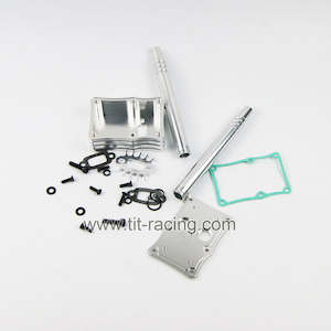 Tit Racing: TIT Racing: Energy power box low exhaust for 1/5 Baja