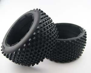 TIT Racing: 5B Improved Dirt Buster (longer pin) Rear Tyres (Pair)