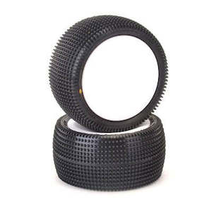 Schumacher: CACTUS 1/10 - REAR - YELLOW - PRE-GLUED - PR